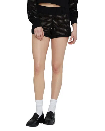 Ivl Collective Knit Mesh Short In Black