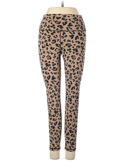 Pre-owned Ivl Collective Leggings In Brown