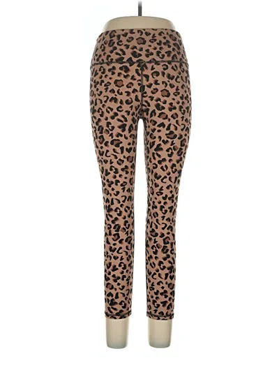 Pre-owned Ivl Collective Leggings In Brown