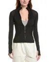 Ivl Collective Mesh Panel Jacket In Black