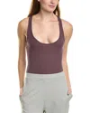 Ivl Collective Racerback Bodysuit In Grey