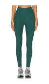 Ivl Collective Rib Legging In Bistro Green