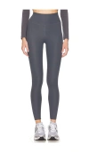 Ivl Collective Rib Legging In Iron