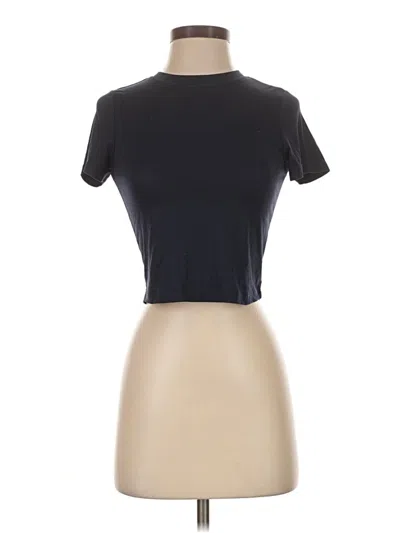 Pre-owned Ivl Collective Short Sleeve Turtleneck In Black