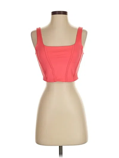 Pre-owned Ivl Collective Tube Top Red Strapless Neckline Tops