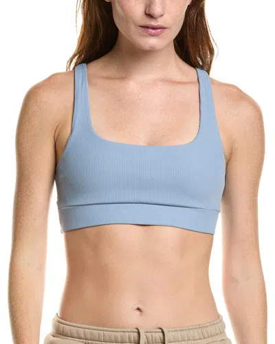Ivl Collective Twisted Back Bra In Blue