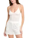 Ivl Collective Boxer Pajama Short In White
