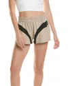 Ivl Collective Vintage Windbreaker Short In Beige