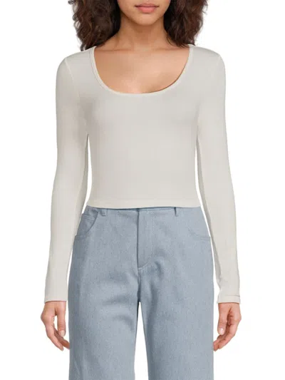 Ivl Women's Long Sleeve Top In Off White