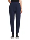 Ivl Women's Solid Joggers In Midnight