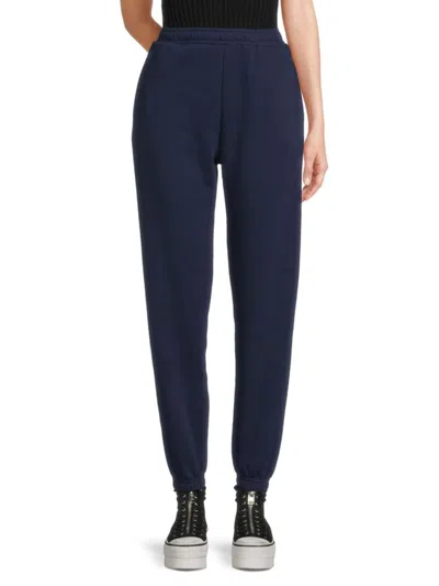 Ivl Women's Solid Joggers In Midnight