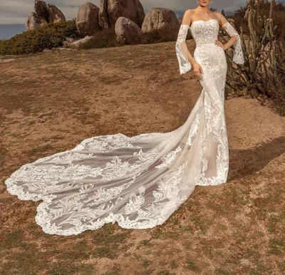 Ivoire By Kitty Chen Alameda Wedding Dress In Ivory In White