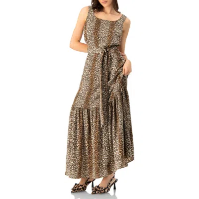 Ivonne Animal Print Maxi Dress