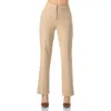 Ivonne Beige Tailored Trousers In Sand