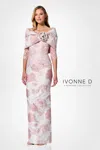 Ivonne D Id324 Long Mother Of The Bride Formal Evening Gown In Pink