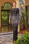 Ivonne D Id928 Long Mother Of The Bride Ombre Formal Dress In Multi