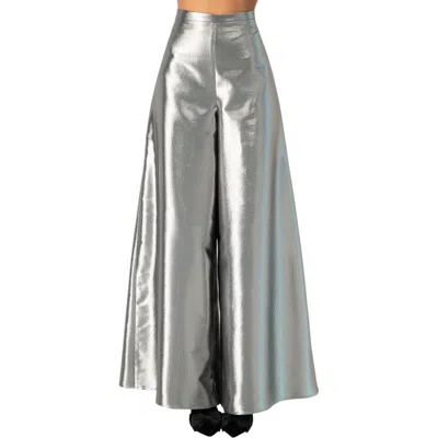 Ivonne Liquid Metallic Palazzo Pants
