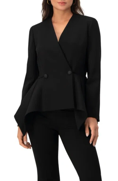 Ivonne Peplum Blazer In Black