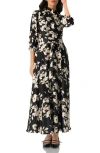 Ivonne Shirt Maxi Dress In Black
