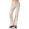 Ivonne Straight One-button Chinos In Sand