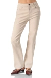 Ivonne Straight One-button Chinos In Sand