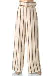 Ivonne Striped Wide-leg Pants In Neutral