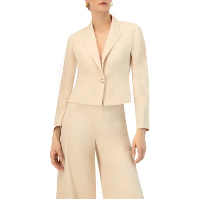 Ivonne Tailored Single-button Blazer In Neutral