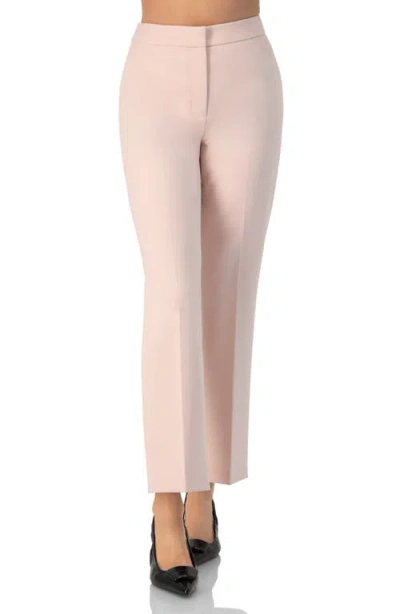 Ivonne Tailored Straight-leg Pants In Pink