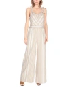 Ivories Woman Jumpsuit Khaki Size 6 Viscose, Cotton, Polyester In Beige