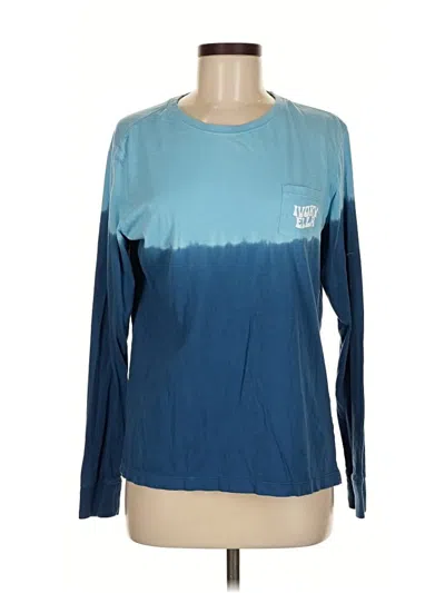 Pre-owned Ivory Ella Long Sleeve T-shirt In Blue