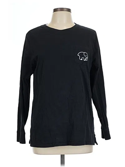 Pre-owned Ivory Ella Long Sleeve T-shirt In Black