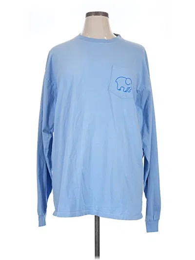 Pre-owned Ivory Ella Long Sleeve T-shirt In Blue