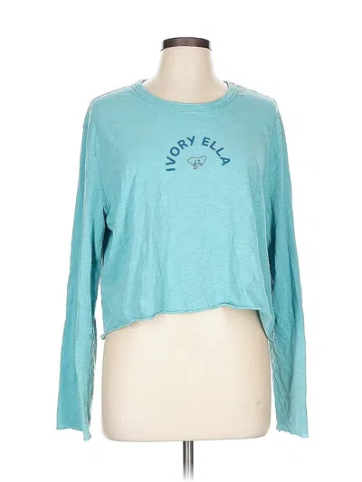 Pre-owned Ivory Ella Long Sleeve T-shirt In Blue
