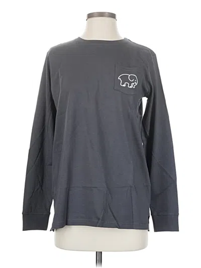 Pre-owned Ivory Ella Long Sleeve T-shirt In Gray