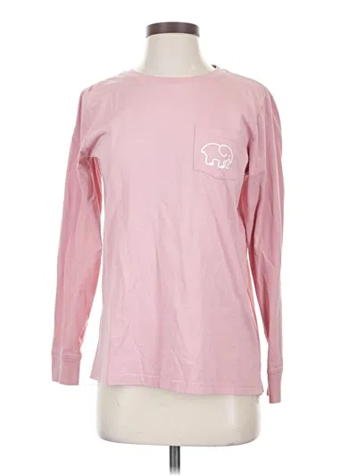Pre-owned Ivory Ella Long Sleeve T-shirt In Pink