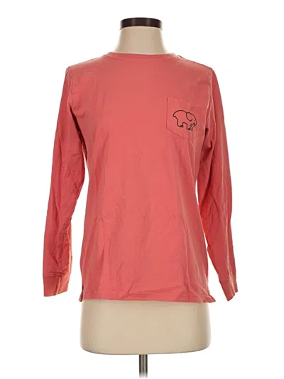 Pre-owned Ivory Ella Long Sleeve T-shirt In Pink
