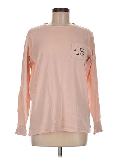 Pre-owned Ivory Ella Long Sleeve T-shirt In Pink