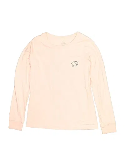 Pre-owned Ivory Ella Kids' Long Sleeve T-shirt In Pink