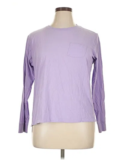 Pre-owned Ivory Ella Long Sleeve T-shirt In Purple
