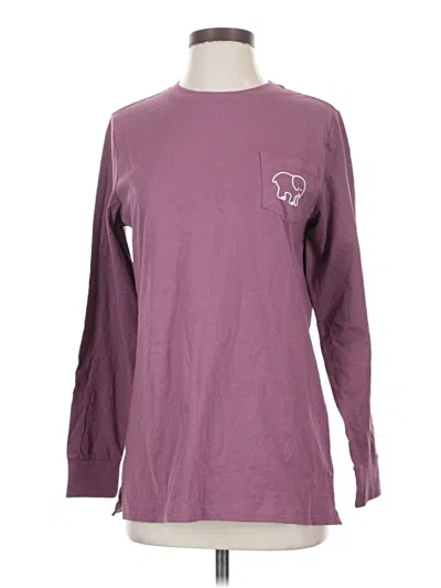 Pre-owned Ivory Ella Long Sleeve T-shirt In Purple