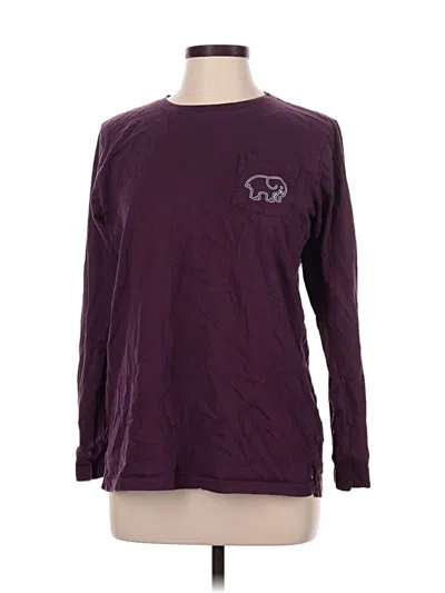 Pre-owned Ivory Ella Long Sleeve T-shirt In Purple