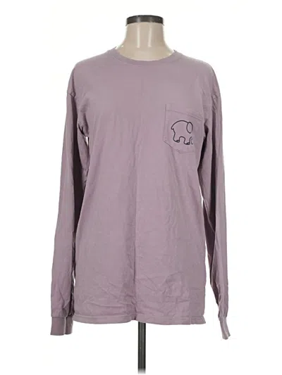 Pre-owned Ivory Ella Long Sleeve T-shirt In Purple