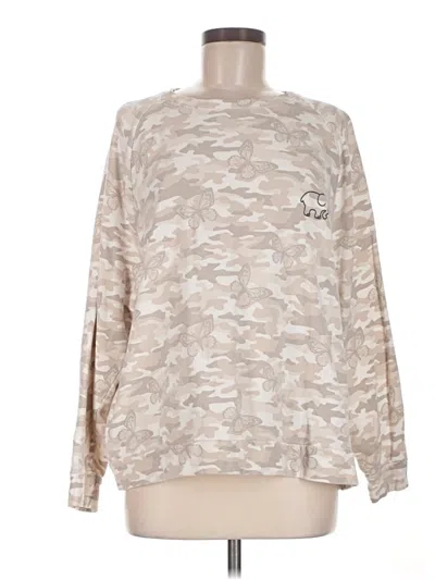 Pre-owned Ivory Ella Pullover Sweater In Tan