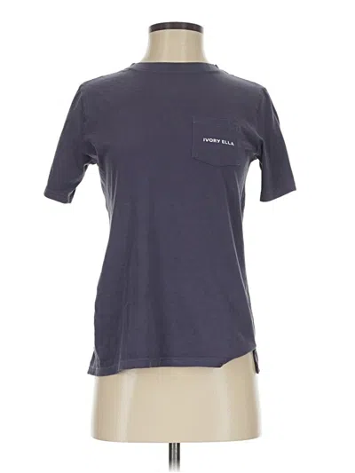 Pre-owned Ivory Ella Short Sleeve T-shirt In Gray