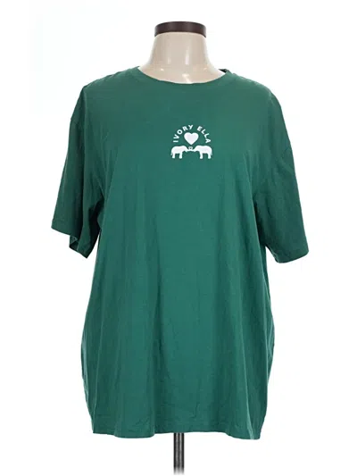 Pre-owned Ivory Ella Short Sleeve T-shirt In Green