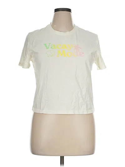 Pre-owned Ivory Ella Short Sleeve T-shirt In Ivory