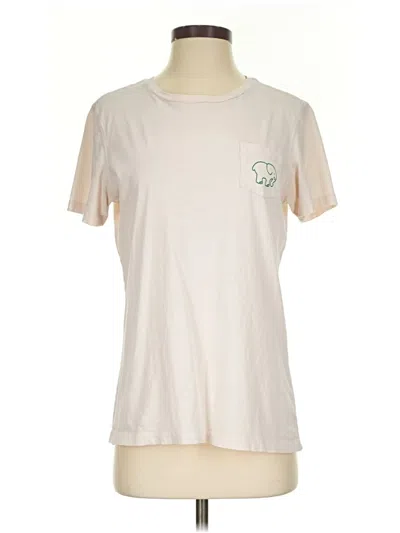 Pre-owned Ivory Ella Short Sleeve T-shirt In Ivory