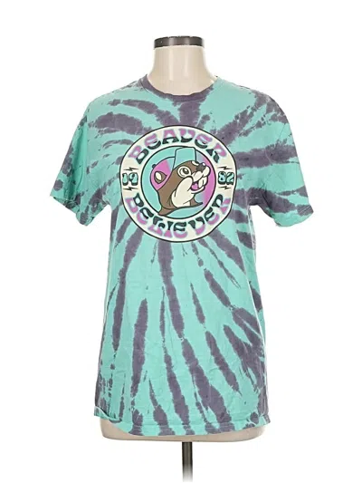 Pre-owned Ivory Ella Short Sleeve T-shirt In Teal