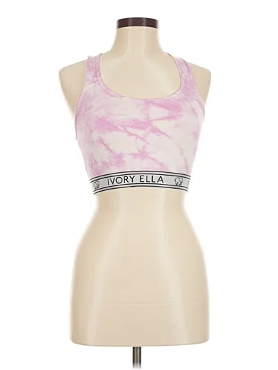 Pre-owned Ivory Ella Sports Bra In Pink