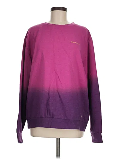 Pre-owned Ivory Ella Sweatshirt In Purple